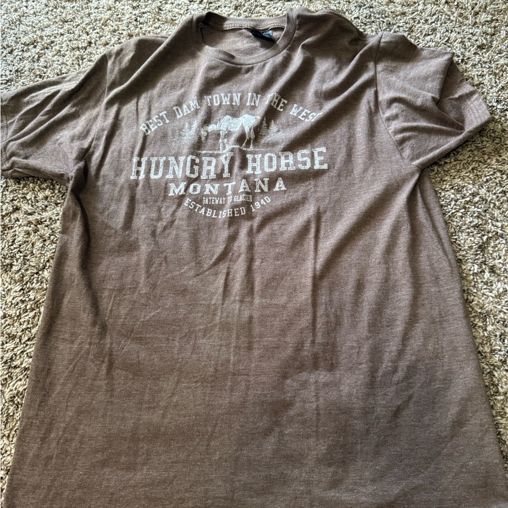 Brown Short Sleeve Tee